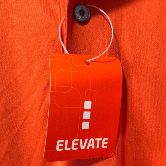 NWT Men Polo Shirt size XL dark orange Golf‎ Short Sleeve - Picture 2 of 3